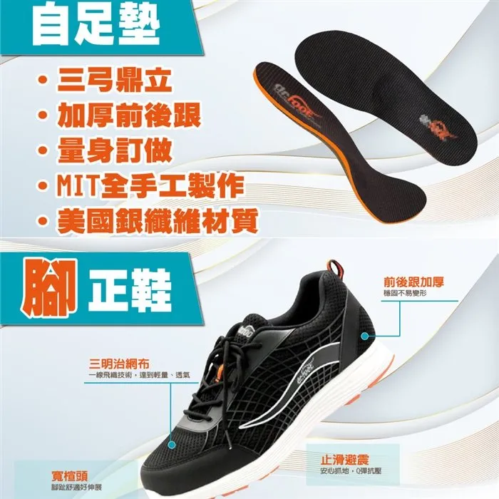 【腳正鞋】WRS訂製鞋墊+足醫保健鞋組合-尺碼43 歷史價格詳細信息