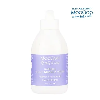 MooGoo慕爾果-2 in 1小小牛泡泡浴露1L (大容量) 歷史價格詳細信息