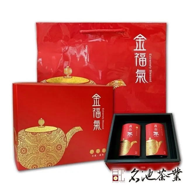 【名池茶業】金福氣手採高山茶綜合禮盒-阿里山金萱+杉林溪(各150g) 歷史價格詳細信息