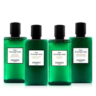 HERMES 愛馬仕 橘綠之泉旅行六件組[沐浴露+洗髮精+潤絲精+泡泡浴+身體乳+香皂]-國際航空版 歷史價格詳細信息