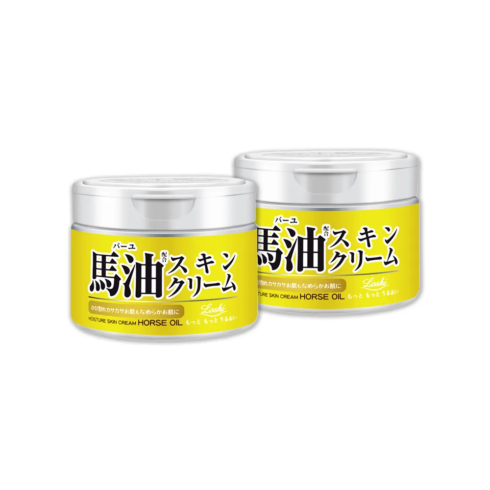 (2罐組)日本LOSHI-馬油植萃水潤保濕全身保養護膚霜220g/罐(修護肌膚,潤膚 歷史價格詳細信息