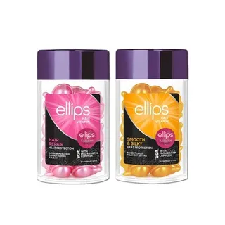 (2罐)印尼ellips意立詩-旅行快速護髮免沖洗精油膠囊(3款可選)50粒/罐 歷史價格詳細信息