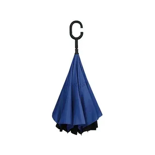 生活良品-C型手動反向傘1支 (反向傘 晴雨傘 直立傘 長柄傘)－紅色 歷史價格詳細信息