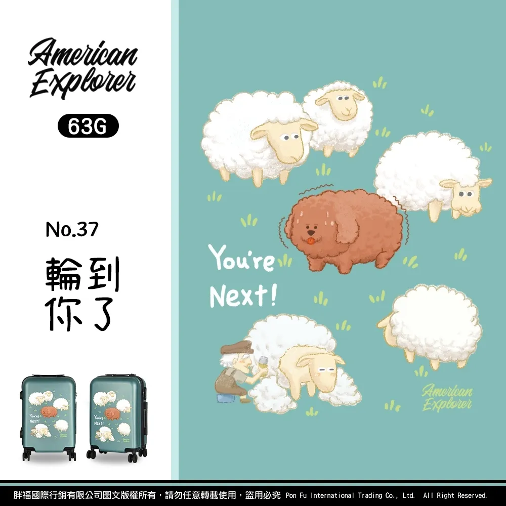 【American Explorer】20吋 雙排輪 63G/AP2/M22-YKK PLUS 登機箱 行李箱 旅行箱 歷史價格詳細信息