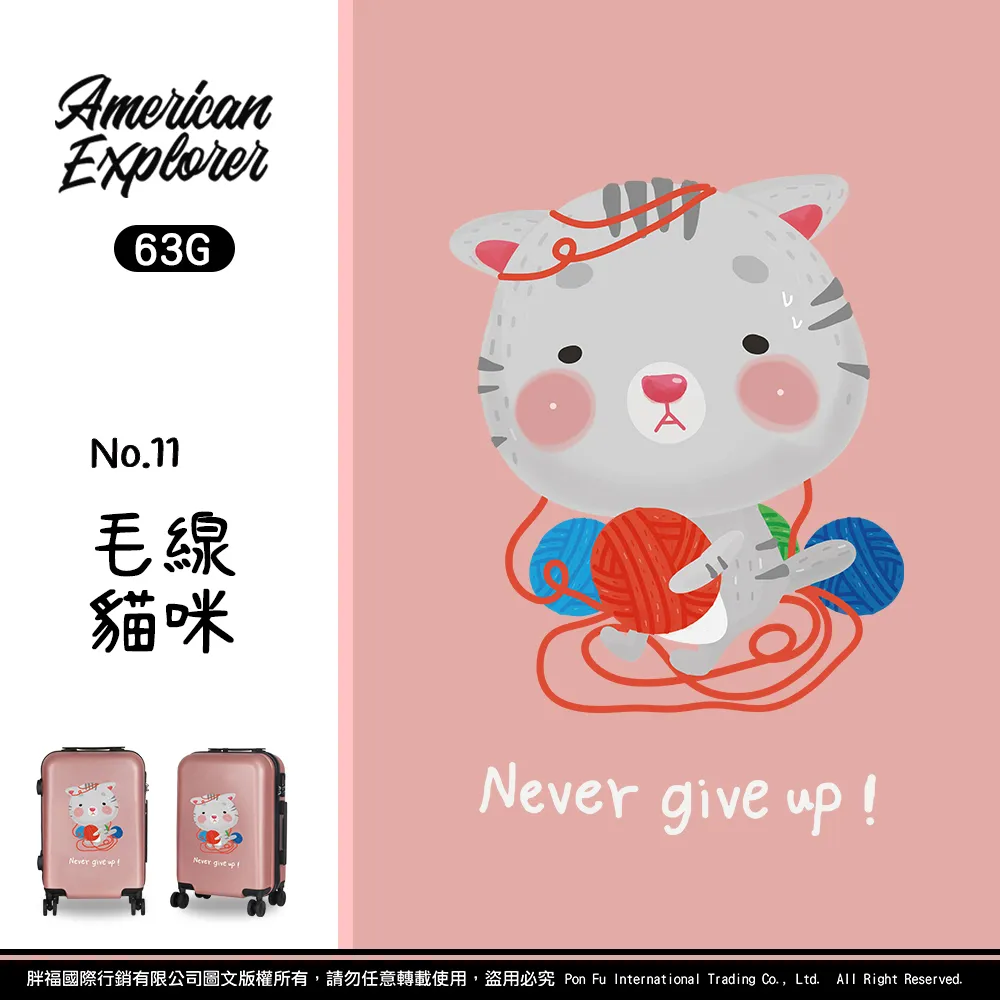 【American Explorer】20吋 雙排輪 63G/AP2/M22-YKK PLUS 登機箱 行李箱 旅行箱 歷史價格詳細信息