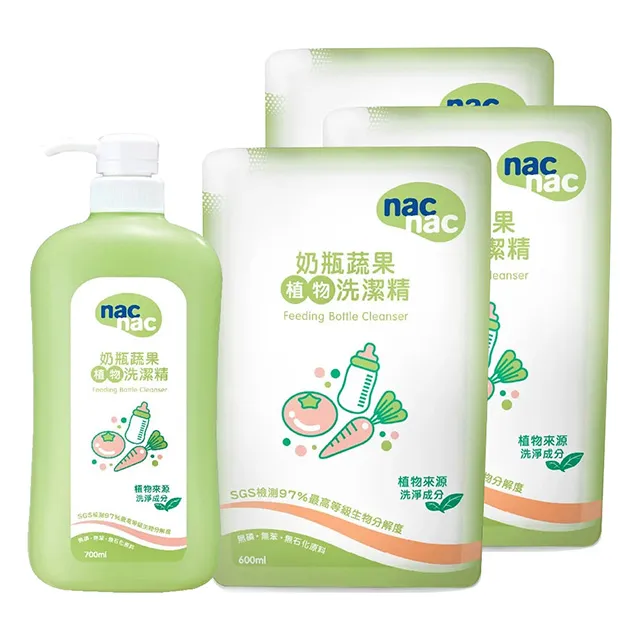 【Nac Nac】奶瓶蔬果洗潔精/幕斯(600ml/補充包) nacnac 奶瓶 清潔 慕絲 nacnac 奶瓶清潔舊款 歷史價格詳細信息