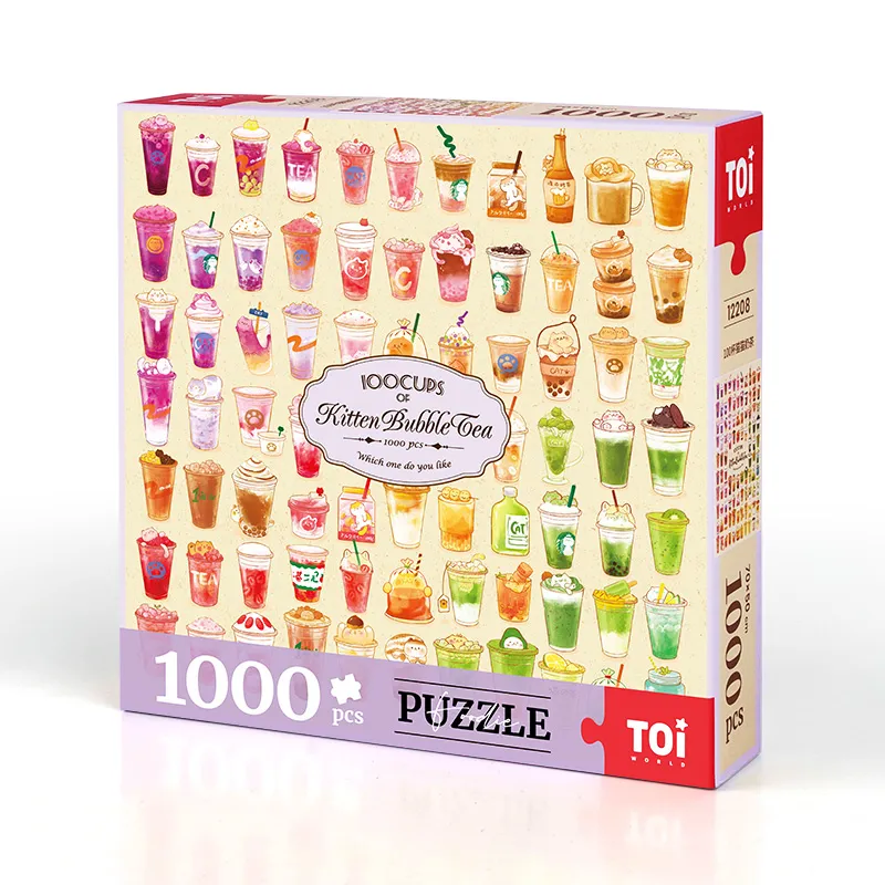 拼圖1000片貓貓家族犬家族成人減壓兒童玩具益智拼圖帶框生日禮物拼圖 拼圖 2000 片 歷史價格詳細信息