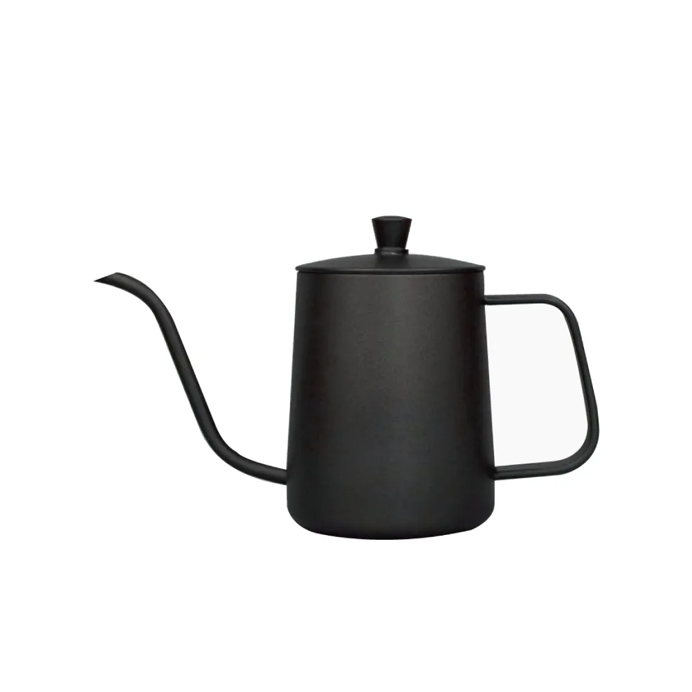 手沖咖啡細口壺 600ml/個(含蓋-黑色)[大買家] 歷史價格詳細信息