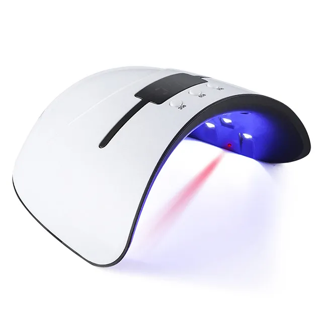 美甲光療蓮花燈貼甲片專用蓄電臺式速幹烤指甲油膠不黑手便捷照燈 歷史價格詳細信息