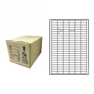【鶴屋】A4電腦標籤 Φ20mm 96格 1000張入 / 箱 L20W(LX) 歷史價格詳細信息