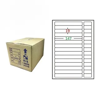 【鶴屋】A4電腦標籤 Φ20mm 96格 1000張入 / 箱 L20W(LX) 歷史價格詳細信息