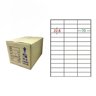 【鶴屋】A4電腦標籤 22.8x105mm 1000張入/箱 C23105(LX) 歷史價格詳細信息