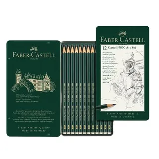 【Faber-Castell】castell 9000 素描鉛筆2H-8B組合12支入/工業設計 台灣輝柏 歷史價格詳細信息