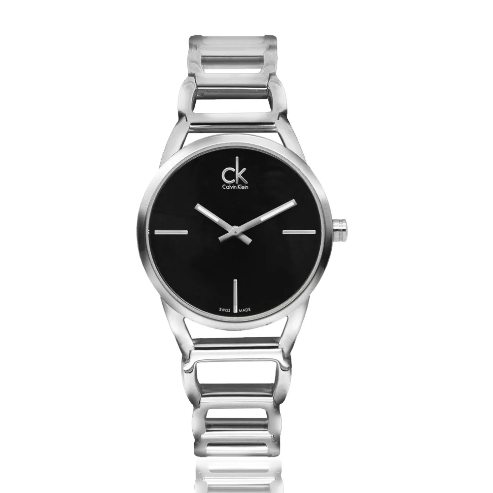 Calvin Klein CK 黑色簡約日曆皮革帶腕錶 44MM ( CK25200379 ) 歷史價格詳細信息