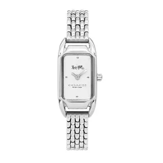 【COACH】COACH 銀框 藍面 銀色米蘭帶腕錶 (14602437) 歷史價格詳細信息