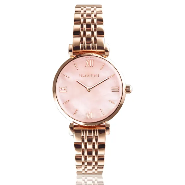 RELAX TIME 經典系列 陶瓷時尚鑲石腕錶-玫瑰粉 / RT-93-2 歷史價格詳細信息