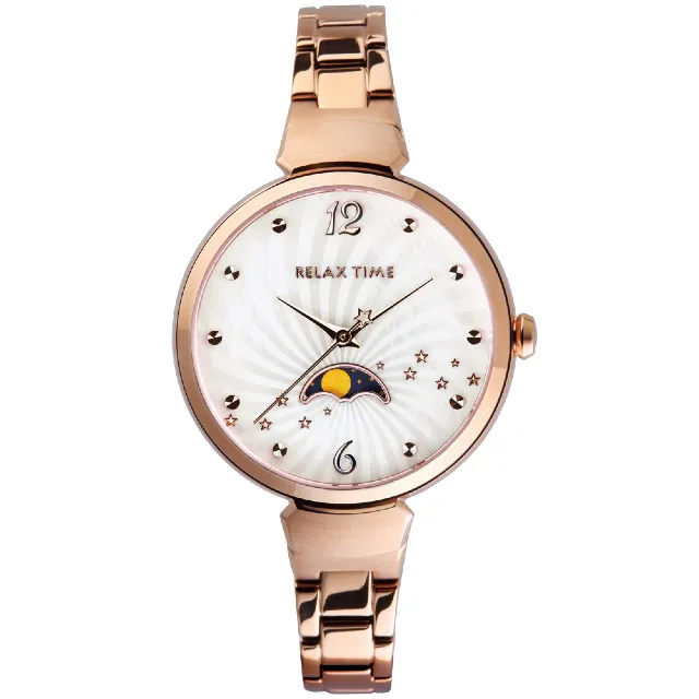 Relax Time RT-95-1 蛻變系列 年度設計款鏤空立體蝴蝶 / 玫瑰金+白 31mm 歷史價格詳細信息