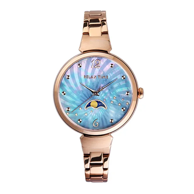 Relax Time RT-95-1 蛻變系列 年度設計款鏤空立體蝴蝶 / 玫瑰金+白 31mm 歷史價格詳細信息