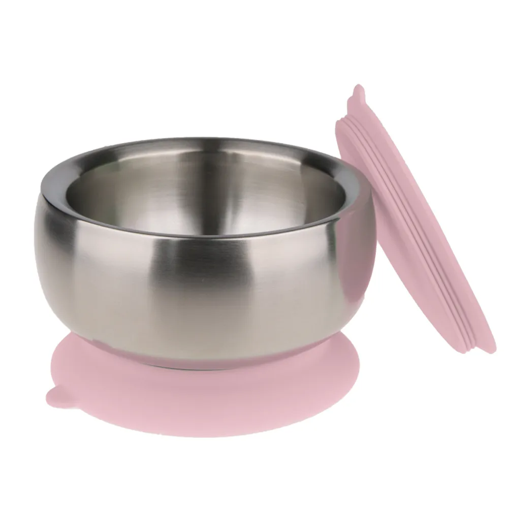 little.b 316雙層不鏽鋼吸盤碗-夢幻紫 學習餐具 歷史價格詳細信息