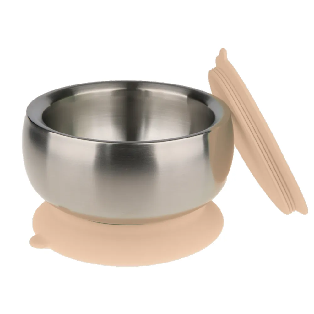 little.b 316雙層不鏽鋼吸盤碗-夢幻紫 學習餐具 歷史價格詳細信息