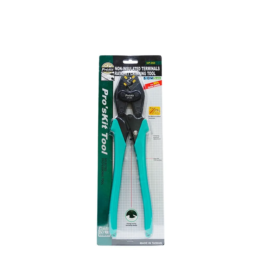 Pro’sKit  Y.O裸端子棘輪壓著鉗1.25/～14mm2 CP-251B 歷史價格詳細信息
