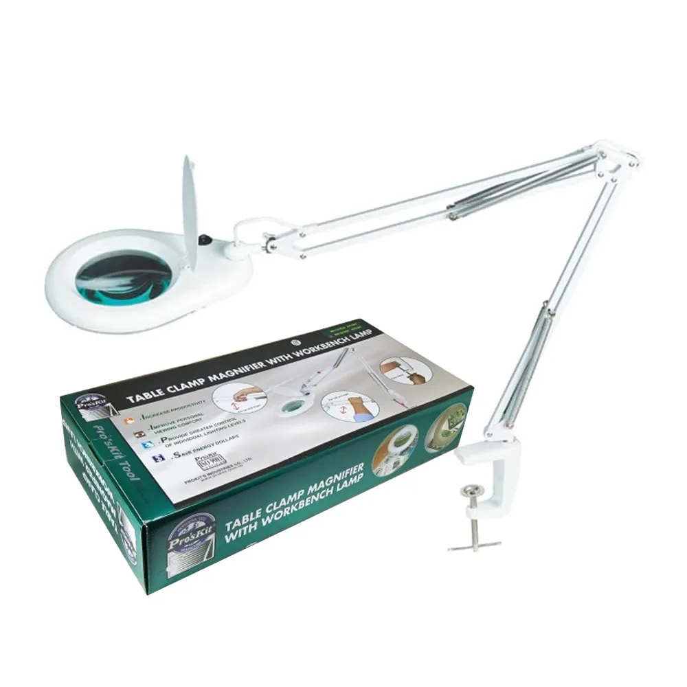 【Pro'sKit寶工】MA-1004A 桌上型3D放大鏡LED燈 歷史價格詳細信息