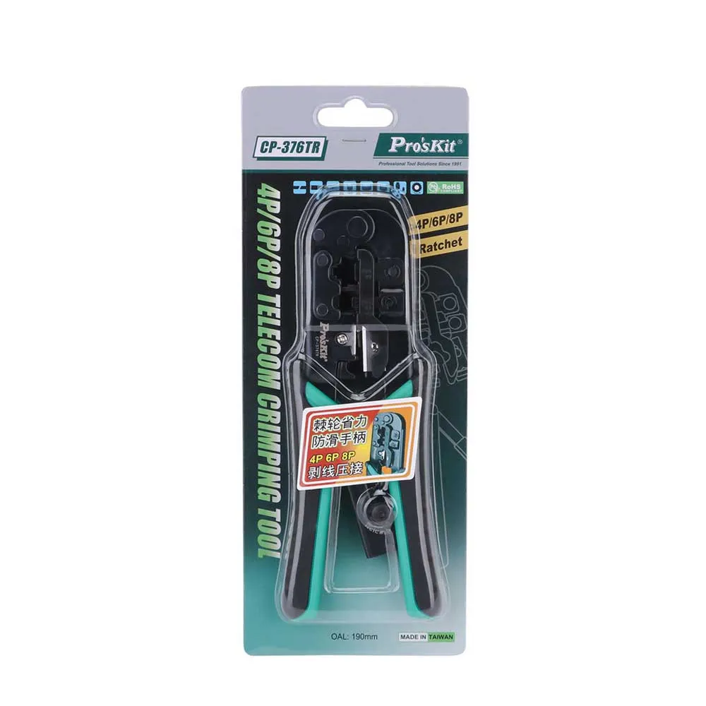 【Pro'sKit寶工】CP-376TA 3合1網絡CAT.5/ 6/ 7剪剝壓接鉗 歷史價格詳細信息