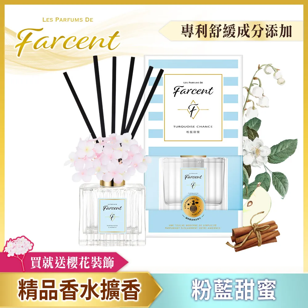 【Farcent】香水室內擴香-粉藍甜蜜(120ml/瓶) 歷史價格詳細信息
