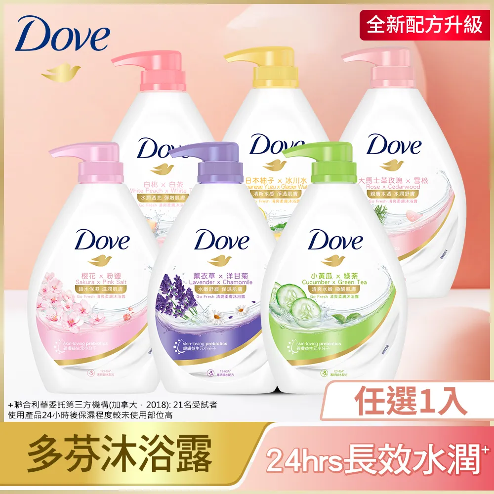 【DOVE 多芬】gofresh沐浴乳5入 歷史價格詳細信息