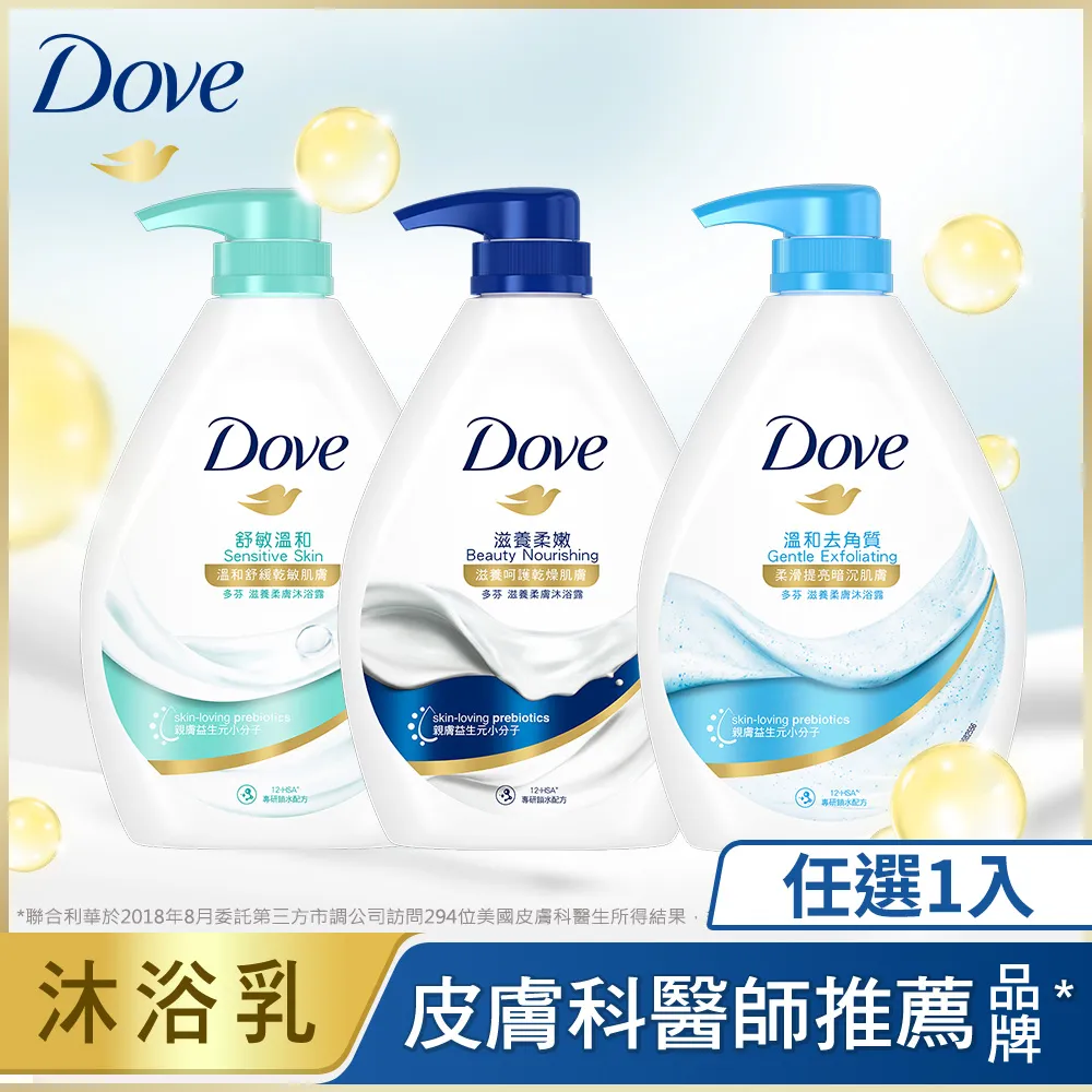 Dove多芬滋養柔膚沐浴露滋養柔嫩900g克 x 1PC瓶【家樂福】 歷史價格詳細信息