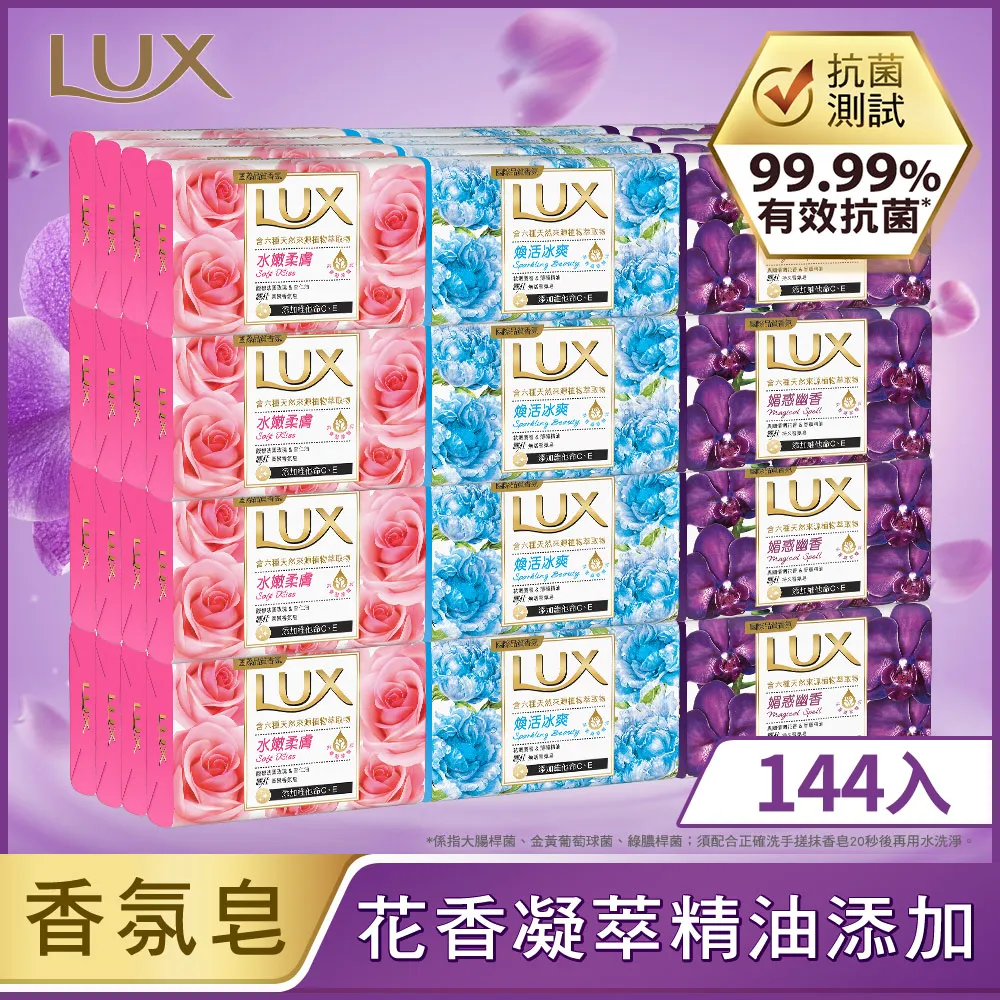 LUX 麗仕 柔膚香氛皂 煥活冰爽 80G/6入 (盒損福利品) 歷史價格詳細信息