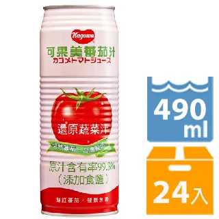 可果美 蕃茄汁(無鹽)(340mlX4罐/組)[大買家] 歷史價格詳細信息