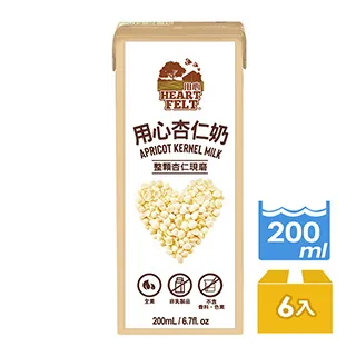 Heartfelt 用心 杏仁奶／核桃奶 200ml 利樂包【新高橋藥局】2款可選 歷史價格詳細信息