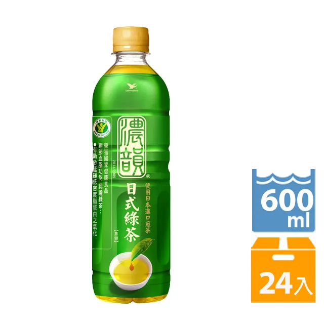 濃韻日式綠茶PET600  X團購 24入 歷史價格詳細信息