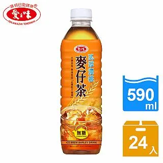愛之味 麥仔茶冰萃漫香無糖 590ml x 4【家樂福】 歷史價格詳細信息