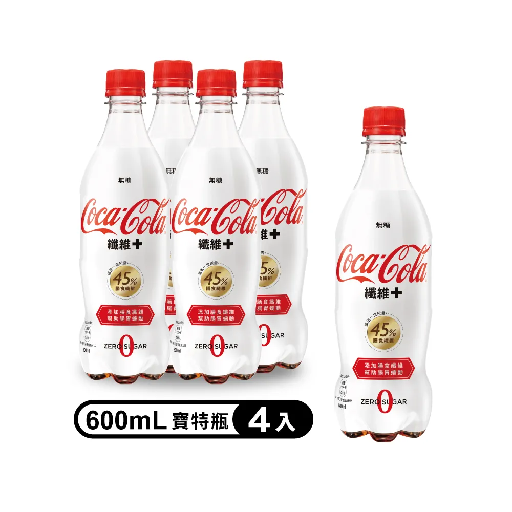 可口可樂 纖維+ 1.25L PET  【大潤發】 歷史價格詳細信息