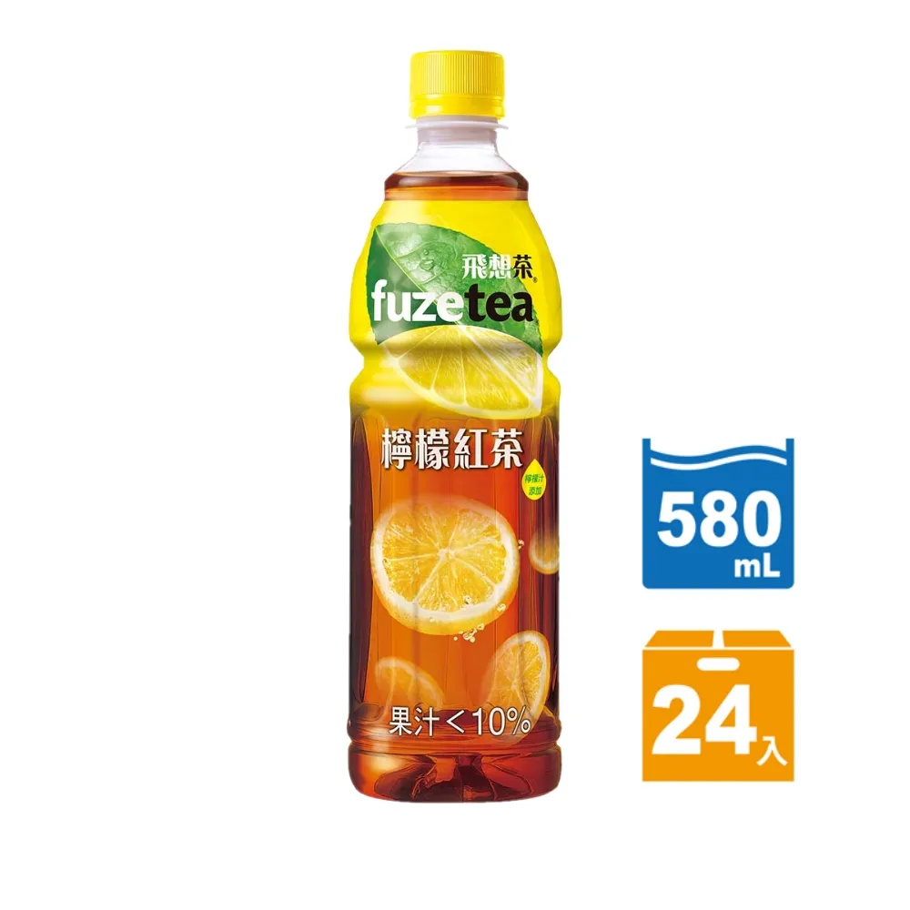 FUZE tea 檸檬紅茶 580mlx4瓶/組  【大潤發】 歷史價格詳細信息