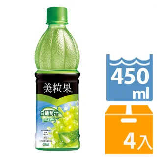 美粒果 白葡萄汁加蘆薈 450ml x 4【家樂福】 歷史價格詳細信息