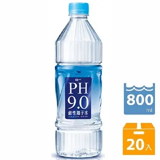 統一 PH9.0鹼性離子水[箱購] 800ml x 20【家樂福】 歷史價格詳細信息