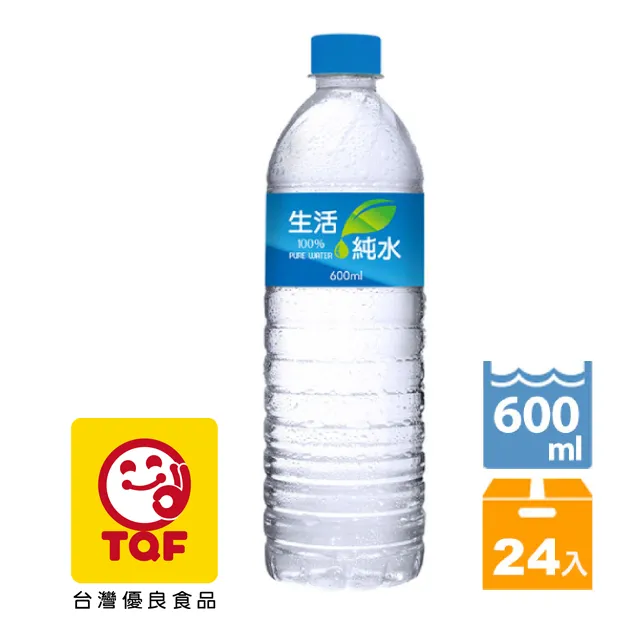 生活 純水(600mlx24入) 現貨 蝦皮直送 歷史價格詳細信息