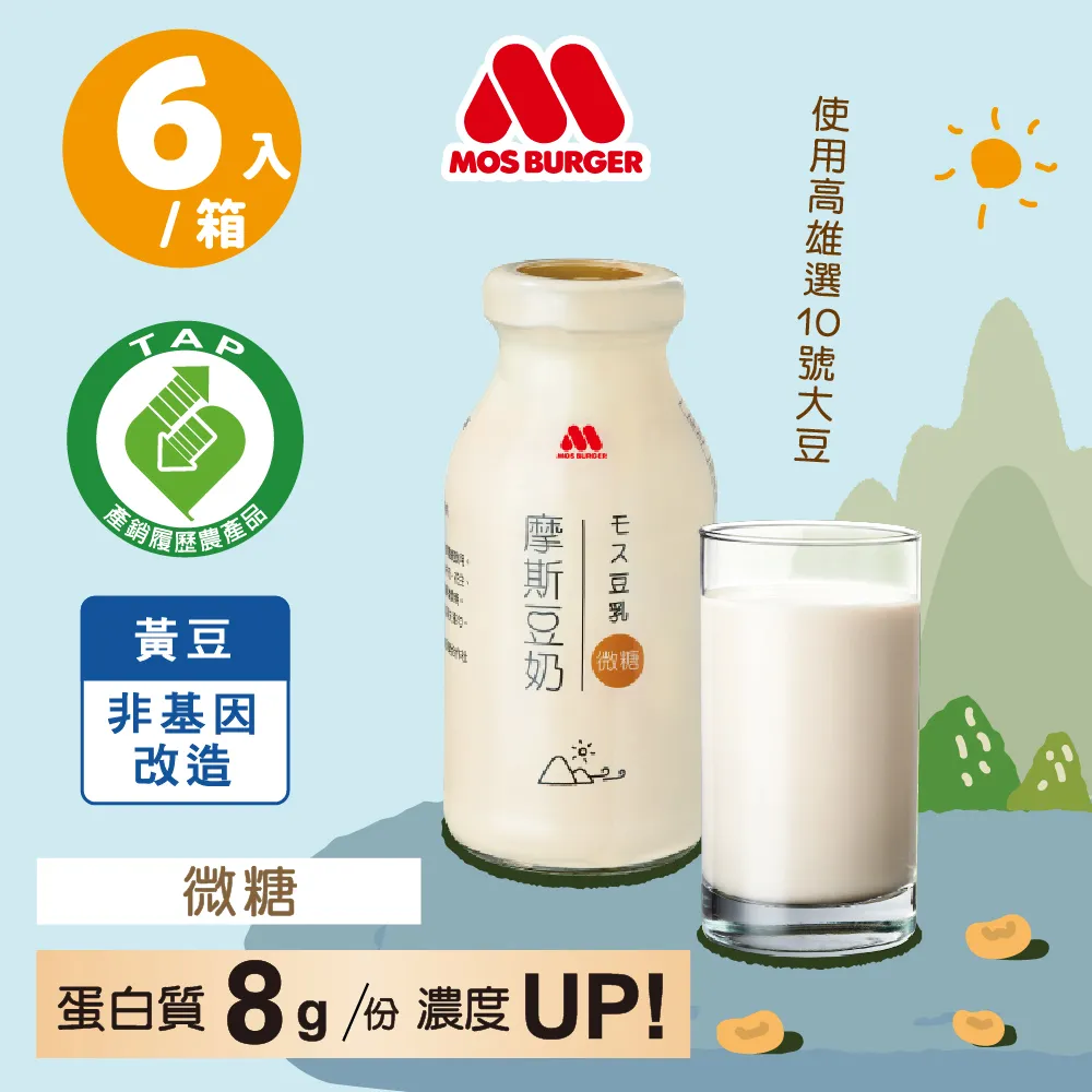 【摩斯漢堡】摩斯豆奶 微糖24入(嚴選國產履歷豆 豆漿 豆奶 豆乳 蛋白質補充新選擇) 歷史價格詳細信息