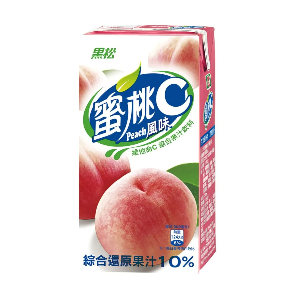 黑松蜜桃C 300mlx6包/組  【大潤發】 歷史價格詳細信息