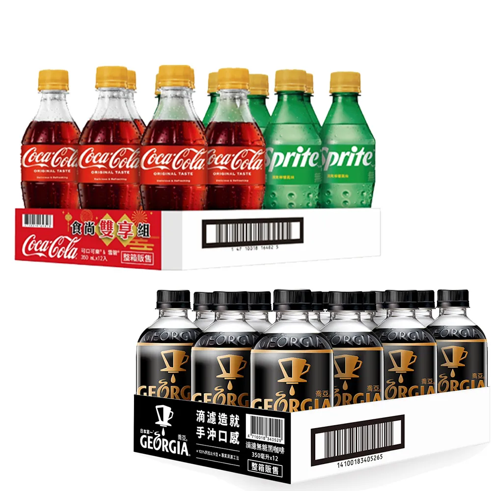 喬亞滴濾無糖黑咖啡 350ml PET x4  【大潤發】 歷史價格詳細信息