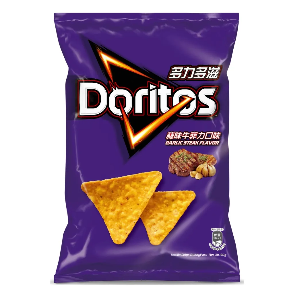 【多力多滋】多力多滋蒜味牛菲力口味玉米片90g/包 歷史價格詳細信息