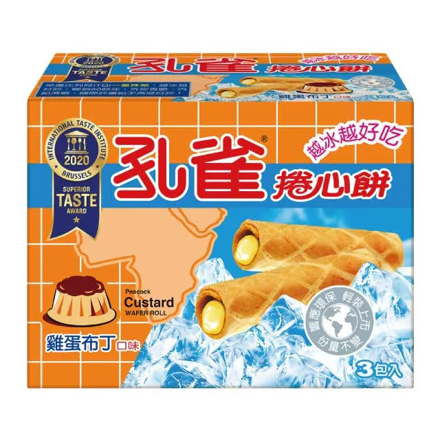 孔雀 捲心餅-雞蛋布丁[大買家] 歷史價格詳細信息