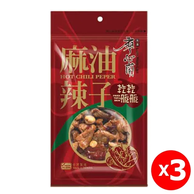 【大溪廖心蘭豆干】乾乾脆脆系列-香蒜花雕(葷食)80gx3包 歷史價格詳細信息