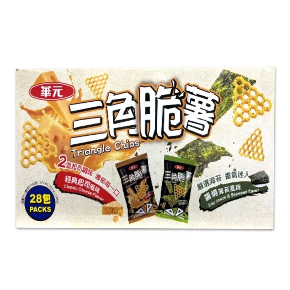 【華元】三角脆薯分享箱2箱組(36公克 X 28包) 歷史價格詳細信息
