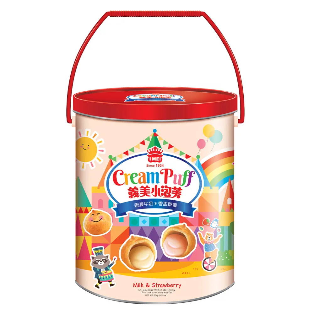 義美小泡芙芙趣桶禮盒-234g 3件組 歷史價格詳細信息