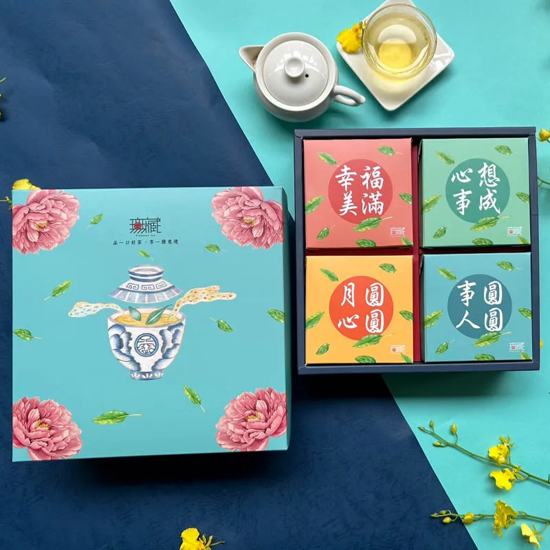 【無藏】精美方盒綜合茶食組【幸福 健康 開運 富貴】 歷史價格詳細信息