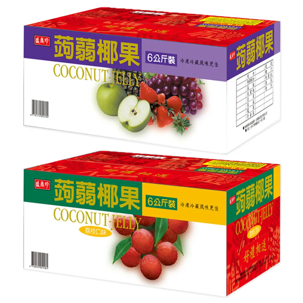 《盛香珍》蒟蒻椰果6kg/箱 歷史價格詳細信息